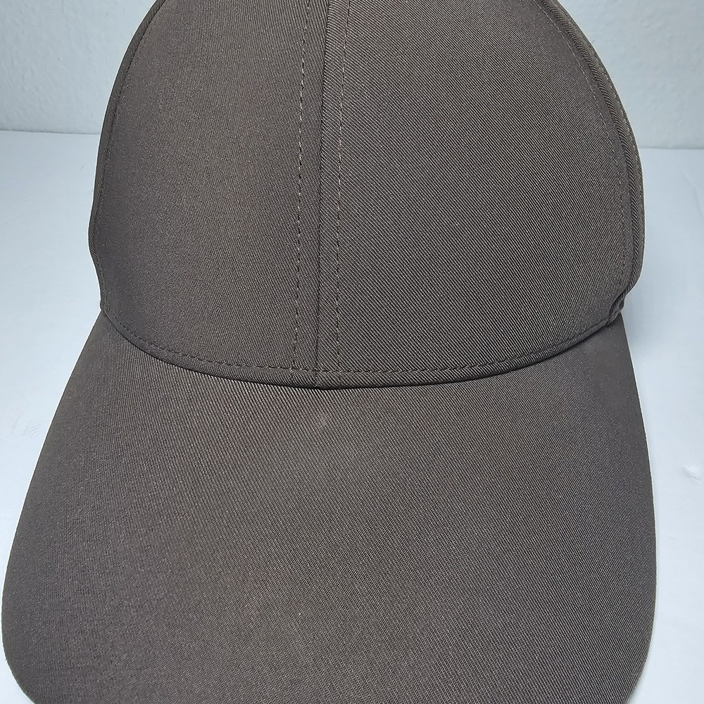 Babaton Aritzia Womens Brown Premier Crest Baseball Cap Hat One Size Adjustable - Picture 3 of 11